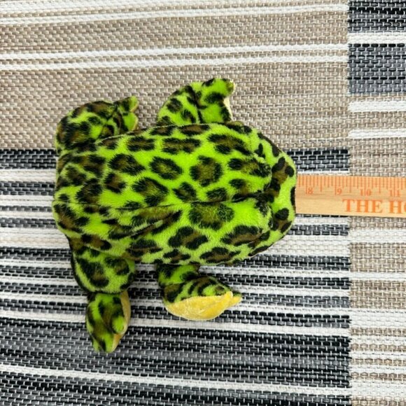 Ganz Webkinz Bullfrog Plush Stuffed Toy Animal Spotted Green Yellow No Code - Picture 12 of 12